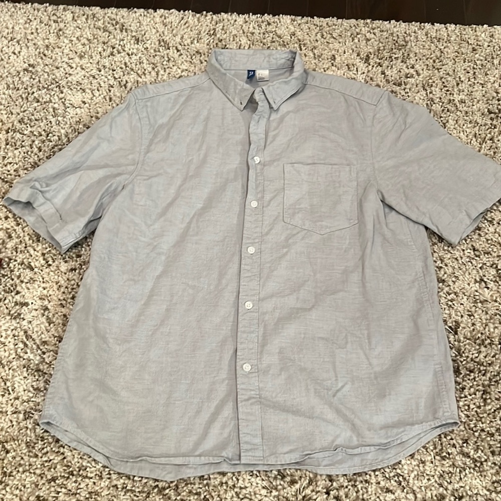 Grey button up - Picture 1 of 2